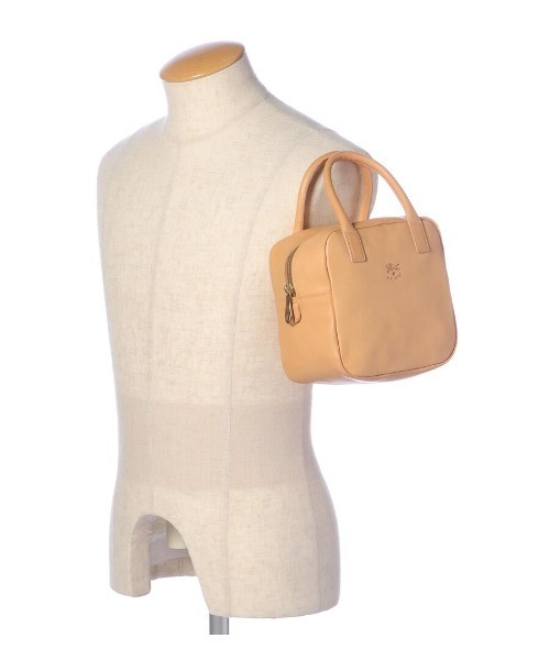 IL BISONTE（イルビゾンテ）の「IL BISONTE / ORIGINAL LEATHER / トートバッグ（ハンドバッグ・レディース・グレー/オリーブ/ライトブラウン/ナチュラル/ブラック/ダークブラウン/グリーン/ネイビー/レンガ・FREE）」の18枚目の写真