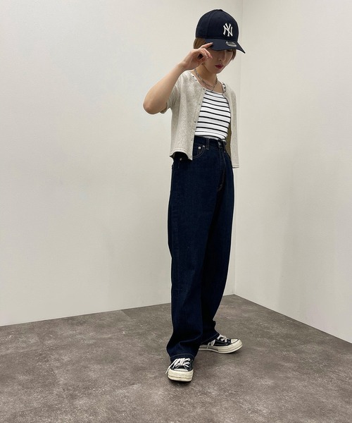 apres jour mignon（アプレジュールミニョン）の「アソートニットタンク【ZOZOTOWN限定アイテム】（タンクトップ・レディース・グリーン/ブラック系その他/ホワイト系その他/ピンク・X-LARGE/フリー）」の7枚目の写真