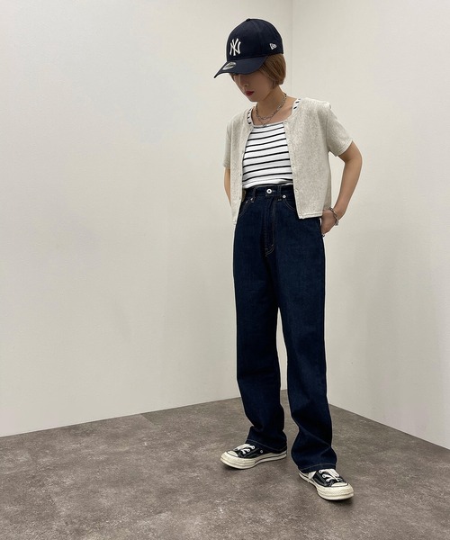 apres jour mignon（アプレジュールミニョン）の「アソートニットタンク【ZOZOTOWN限定アイテム】（タンクトップ・レディース・グリーン/ブラック系その他/ホワイト系その他/ピンク・X-LARGE/フリー）」の8枚目の写真