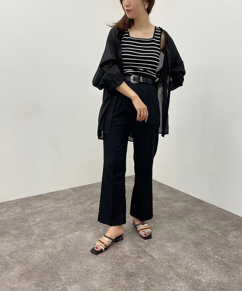 apres jour mignon（アプレジュールミニョン）の「アソートニットタンク【ZOZOTOWN限定アイテム】（タンクトップ・レディース・グリーン/ブラック系その他/ホワイト系その他/ピンク・X-LARGE/フリー）」の13枚目の写真