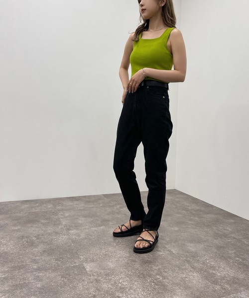 apres jour mignon（アプレジュールミニョン）の「アソートニットタンク【ZOZOTOWN限定アイテム】（タンクトップ・レディース・グリーン/ブラック系その他/ホワイト系その他/ピンク・X-LARGE/フリー）」の17枚目の写真