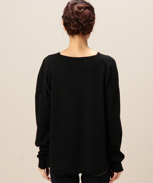 BEAUTY&YOUTH UNITED ARROWS(ビューティーアンドユースユナイテッドアローズ)の「BYTF プレーンVネックニットプルオーバー◆(ニット/セーター・レディース・ブラック/オリーブ/ロイヤルブルー・フリー)」の11枚目の写真