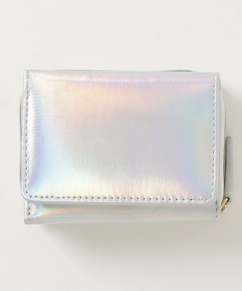 WEGO（ウィゴー）の「WEGO/10ポケット三つ折りウォレット（財布・レディース・オフホワイト/ライトグレー/ブラック/ライトベージュ/シルバー/その他1/ライム・FREE）」の7枚目の写真