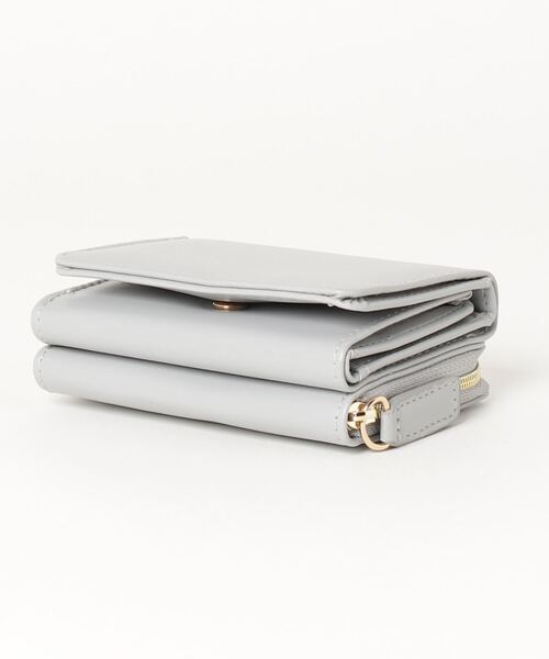 WEGO（ウィゴー）の「WEGO/10ポケット三つ折りウォレット（財布・レディース・オフホワイト/ライトグレー/ブラック/ライトベージュ/シルバー/その他1/ライム・FREE）」の9枚目の写真