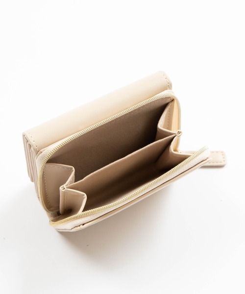 WEGO（ウィゴー）の「WEGO/10ポケット三つ折りウォレット（財布・レディース・オフホワイト/ライトグレー/ブラック/ライトベージュ/シルバー/その他1/ライム・FREE）」の14枚目の写真