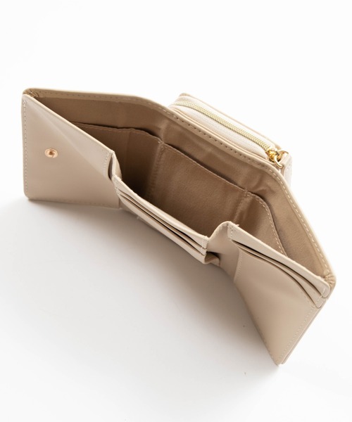 WEGO（ウィゴー）の「WEGO/10ポケット三つ折りウォレット（財布・レディース・オフホワイト/ライトグレー/ブラック/ライトベージュ/シルバー/その他1/ライム・FREE）」の15枚目の写真