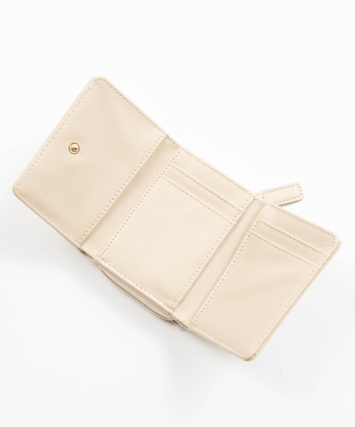 WEGO（ウィゴー）の「WEGO/10ポケット三つ折りウォレット（財布・レディース・オフホワイト/ライトグレー/ブラック/ライトベージュ/シルバー/その他1/ライム・FREE）」の16枚目の写真