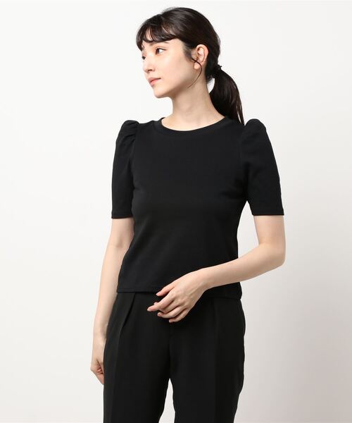 KOBE LETTUCE(コウベレタス)の「選べる2タイプ デザインカットソーTシャツ(Tシャツ/カットソー・レディース・ブラック/オフホワイト/イエロー/ブルー/ホワイト系その他/ブラック系その他/ブルー系その他/イエロー系その他・1/2)」の5枚目の写真