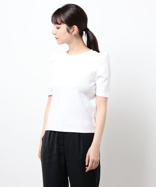 KOBE LETTUCE(コウベレタス)の「選べる2タイプ デザインカットソーTシャツ(Tシャツ/カットソー・レディース・ブラック/オフホワイト/イエロー/ブルー/ホワイト系その他/ブラック系その他/ブルー系その他/イエロー系その他・1/2)」の22枚目の写真