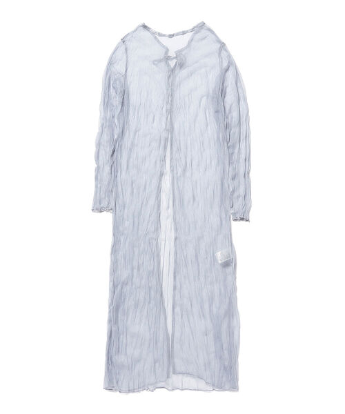 Ray BEAMS（レイビームス）の「Ray BEAMS / チュール バックボタン ワンピース（ワンピース・レディース・サックスブルー/ダークブラウン・ONE SIZE）」の7枚目の写真