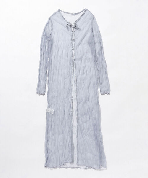 Ray BEAMS（レイビームス）の「Ray BEAMS / チュール バックボタン ワンピース（ワンピース・レディース・サックスブルー/ダークブラウン・ONE SIZE）」の22枚目の写真