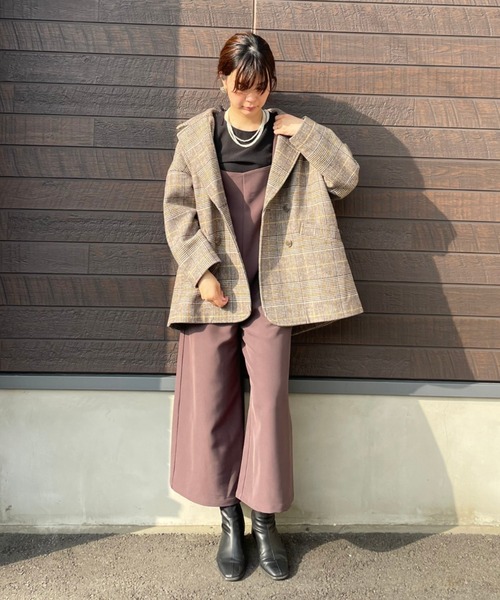SLURR(スラ―)の「オーバーサイズジャケットコート(チェック)(その他アウター・レディース・チェック・FREE)」の15枚目の写真