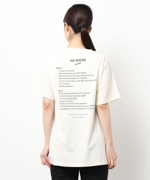 CAPRICIEUX LE'MAGE（カプリシューレマージュ）の「MEMPHISツアーTシャツ（Tシャツ/カットソー・レディース・ブラック/ホワイト系その他・FREE）」の4枚目の写真