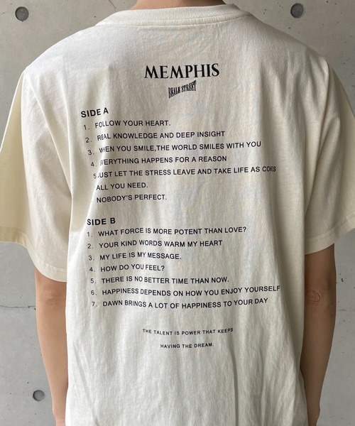 CAPRICIEUX LE'MAGE（カプリシューレマージュ）の「MEMPHISツアーTシャツ（Tシャツ/カットソー・レディース・ブラック/ホワイト系その他・FREE）」の9枚目の写真