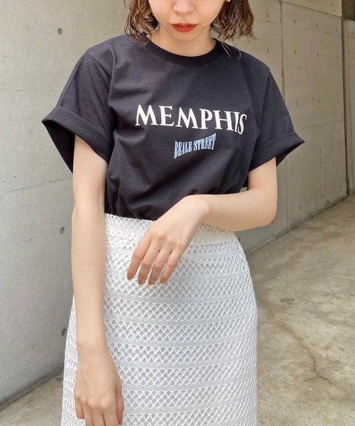 CAPRICIEUX LE'MAGE（カプリシューレマージュ）の「MEMPHISツアーTシャツ（Tシャツ/カットソー・レディース・ブラック/ホワイト系その他・FREE）」の14枚目の写真