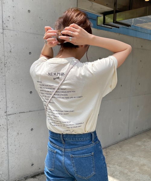 CAPRICIEUX LE'MAGE（カプリシューレマージュ）の「MEMPHISツアーTシャツ（Tシャツ/カットソー・レディース・ブラック/ホワイト系その他・FREE）」の21枚目の写真