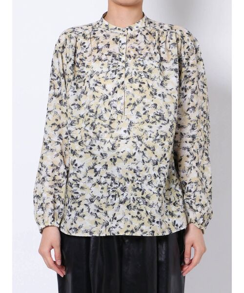 ELENDEEK（エレンディーク）の「フラワープリントボイルブラウス（シャツ/ブラウス・レディース・ベージュ/カーキ・FREE）」の12枚目の写真