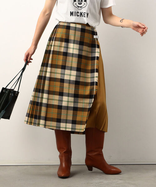 O'NEIL of DUBLIN（オニールオブダブリン）の「【O'NEIL of DUBLIN/オニールオブダブリン】トリプル別注キルトスカート（スカート・レディース・グレー系その他/ベージュ系その他/ブルー系その他/パープル系その他/ピンク系その他/オレンジ系その他・38）」の7枚目の写真