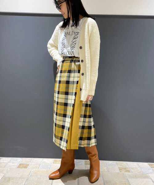O'NEIL of DUBLIN（オニールオブダブリン）の「【O'NEIL of DUBLIN/オニールオブダブリン】トリプル別注キルトスカート（スカート・レディース・グレー系その他/ベージュ系その他/ブルー系その他/パープル系その他/ピンク系その他/オレンジ系その他・38）」の11枚目の写真