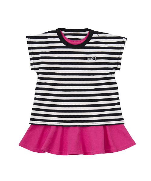 X-girl Stages（エックスガールステージス）の「3-PIECE GIRLY SET  (4T～7T)（ワンピース・キッズ・ホワイト/ブラック/レッド・4T/5T/6T/7T）」の21枚目の写真