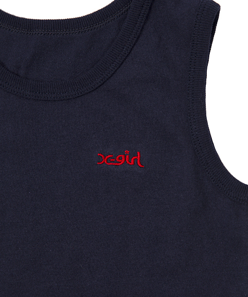 X-girl Stages（エックスガールステージス）の「3-PIECE GIRLY SET  (4T～7T)（ワンピース・キッズ・ホワイト/ブラック/レッド・4T/5T/6T/7T）」の15枚目の写真