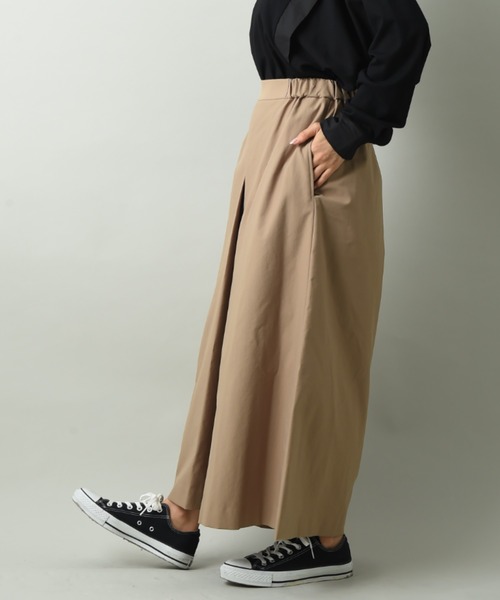 INTERPLANET（インタープラネット）の「ロングキュロットパンツ（その他パンツ・レディース・カーキ/キャメル・FREE）」の7枚目の写真