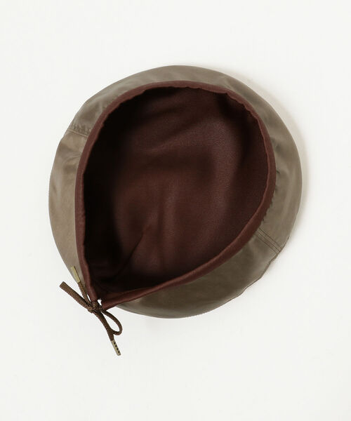 Ray BEAMS（レイビームス）の「La Maison de Lyllis / MONTI ベレー（ハンチング/ベレー帽・レディース・ブラック/ダークブラウン・ONE SIZE）」の5枚目の写真