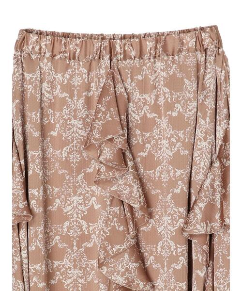 GARAGE OF GOOD CLOTHING（ガレージオブグッドクロージング）の「プリントフリルスカート＊（スカート・レディース・ベージュ・FREE）」の17枚目の写真