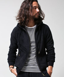 1piu1uguale3 RELAX | 1PIU1UGUALE3 RELAX/ 別注フリースパーカー(パーカー)