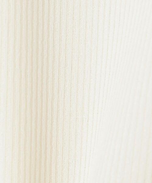 ASTRAET（アストラット）の「＜ASTRAET（アストラット）＞PE ビルドネック リブ プルオーバー（Tシャツ/カットソー・レディース・ブラック/オフホワイト/ライトピンク・FREE）」の6枚目の写真