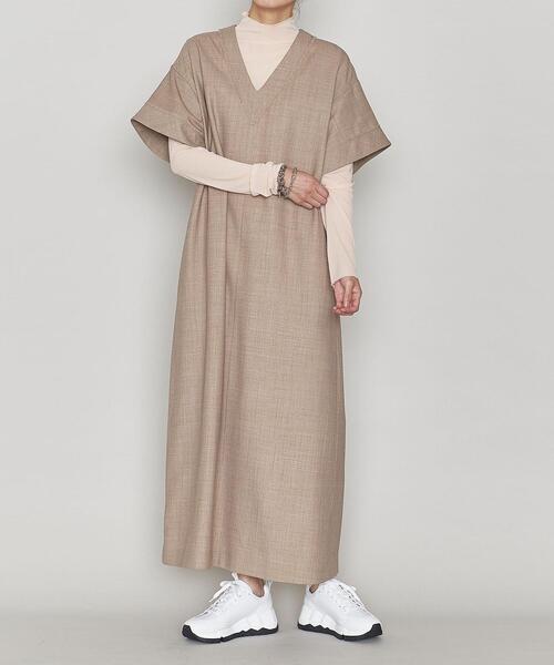 ASTRAET（アストラット）の「＜ASTRAET（アストラット）＞PE ビルドネック リブ プルオーバー（Tシャツ/カットソー・レディース・ブラック/オフホワイト/ライトピンク・FREE）」の15枚目の写真