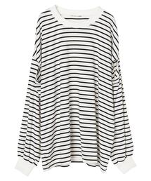 RAY CASSIN FAVORI | ・RAY CASSIN ボーダーカタアキチュニックロンT＊(Tシャツ/カットソー)