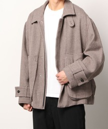 ジャケット・アウター VOAAOV Soft Wool Twill Blouson SIZE1 VOAAOV（ヴォアーブ）の「【VOAAOV】 soft wool twill blouson