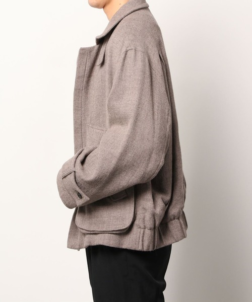VOAAOV（ヴォアーブ）の「【VOAAOV】 soft wool twill blouson