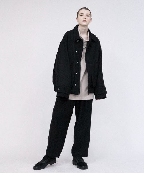 VOAAOV（ヴォアーブ）の「【VOAAOV】 soft wool twill blouson