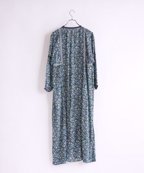 CIAOPANIC（チャオパニック）の「インディアプリントワンピース（ワンピース・レディース・ネイビー/グリーン・FREE）」の12枚目の写真