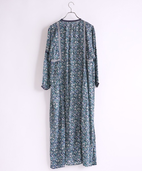 CIAOPANIC（チャオパニック）の「インディアプリントワンピース（ワンピース・レディース・ネイビー/グリーン・FREE）」の16枚目の写真