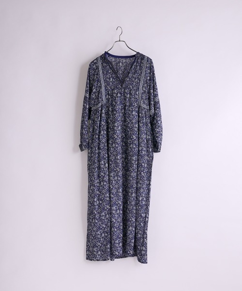 CIAOPANIC（チャオパニック）の「インディアプリントワンピース（ワンピース・レディース・ネイビー/グリーン・FREE）」の18枚目の写真