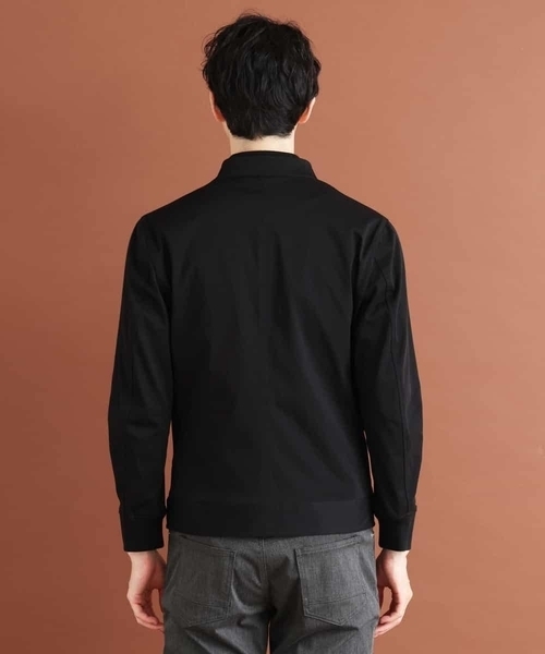 MK MICHEL KLEIN HOMME （エムケーミッシェルクランオム）の「MAGICストレッチ/コンパクトストレッチブルゾン（ライダースジャケット・メンズ・チャコールグレー/ブラック・46/48/51）」の14枚目の写真