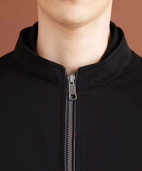 MK MICHEL KLEIN HOMME （エムケーミッシェルクランオム）の「MAGICストレッチ/コンパクトストレッチブルゾン（ライダースジャケット・メンズ・チャコールグレー/ブラック・46/48/51）」の15枚目の写真