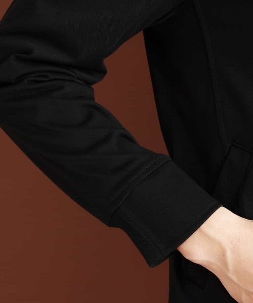 MK MICHEL KLEIN HOMME （エムケーミッシェルクランオム）の「MAGICストレッチ/コンパクトストレッチブルゾン（ライダースジャケット・メンズ・チャコールグレー/ブラック・46/48/51）」の16枚目の写真