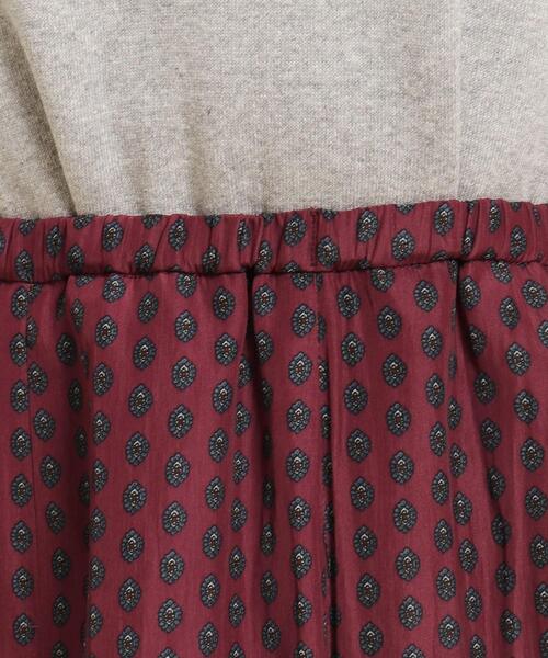 Dessin（デッサン）の「◆【S～Lサイズあり・洗える・ウエストゴム】小付きプリントスカート（スカート・レディース・ネイビー系/パープル系その他・01/03/02）」の6枚目の写真