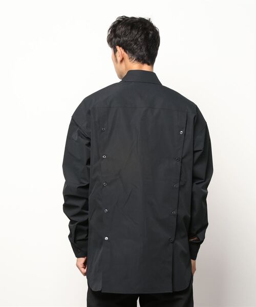 ASTRAL(アストラル)の「【Astral】side button shirt(シャツ/ブラウス・メンズ・ホワイト/ブラック/グレー/カーキ・ONE SIZE)」の6枚目の写真