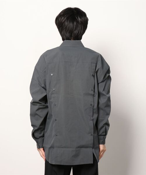 ASTRAL(アストラル)の「【Astral】side button shirt(シャツ/ブラウス・メンズ・ホワイト/ブラック/グレー/カーキ・ONE SIZE)」の8枚目の写真
