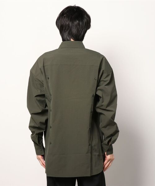 ASTRAL(アストラル)の「【Astral】side button shirt(シャツ/ブラウス・メンズ・ホワイト/ブラック/グレー/カーキ・ONE SIZE)」の5枚目の写真