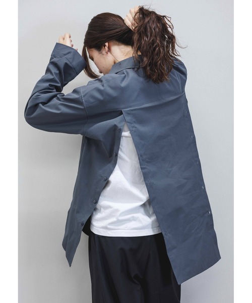 ASTRAL(アストラル)の「【Astral】side button shirt(シャツ/ブラウス・メンズ・ホワイト/ブラック/グレー/カーキ・ONE SIZE)」の3枚目の写真