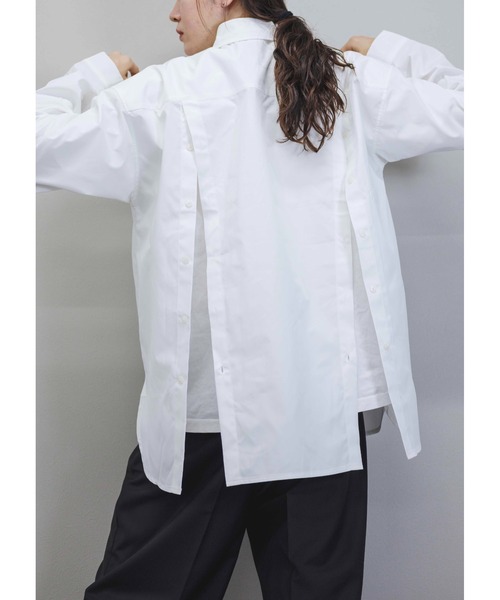 ASTRAL(アストラル)の「【Astral】side button shirt(シャツ/ブラウス・メンズ・ホワイト/ブラック/グレー/カーキ・ONE SIZE)」の2枚目の写真