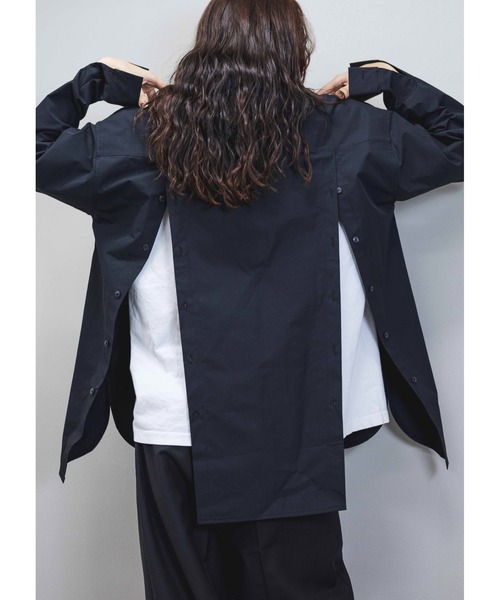 ASTRAL(アストラル)の「【Astral】side button shirt(シャツ/ブラウス・メンズ・ホワイト/ブラック/グレー/カーキ・ONE SIZE)」の21枚目の写真