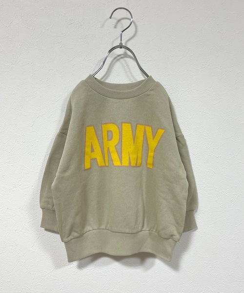 Life Support Products（ライフサポートプロダクツ）の「ヴィンテージプリントトレーナー（80～150cm）（スウェット・キッズ・ホワイト/ブラック/ベージュ/マスタード/チャコール・90/100/110/120/80/130/95/140/150）」の4枚目の写真