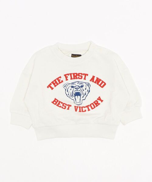 Life Support Products（ライフサポートプロダクツ）の「ヴィンテージプリントトレーナー（80～150cm）（スウェット・キッズ・ホワイト/ブラック/ベージュ/マスタード/チャコール・90/100/110/120/80/130/95/140/150）」の12枚目の写真